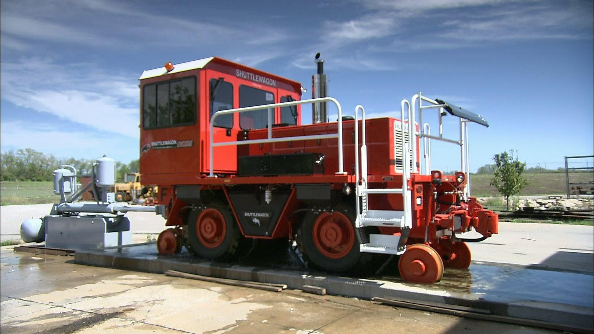 Still from Carbon Fibre, Antique Frame Restoration, Railcar Movers, Hood Ornaments