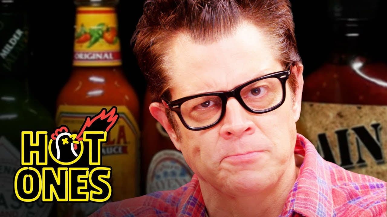 Still from Johnny Knoxville Gets Smoked by Spicy Wings