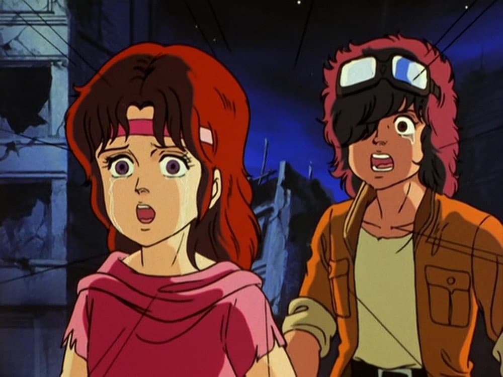 Still from End of Part Two: Farewell, Rei! Heroic Legend Will be Told Throughout The Ages!