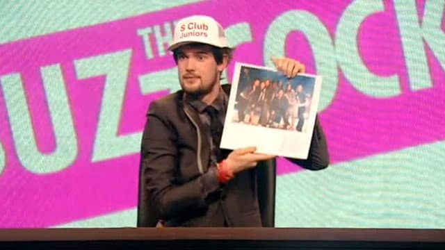 Still from Jack Whitehall, Stephen Mangan, Rochelle Wiseman, Mr Hudson, Andrea McLean