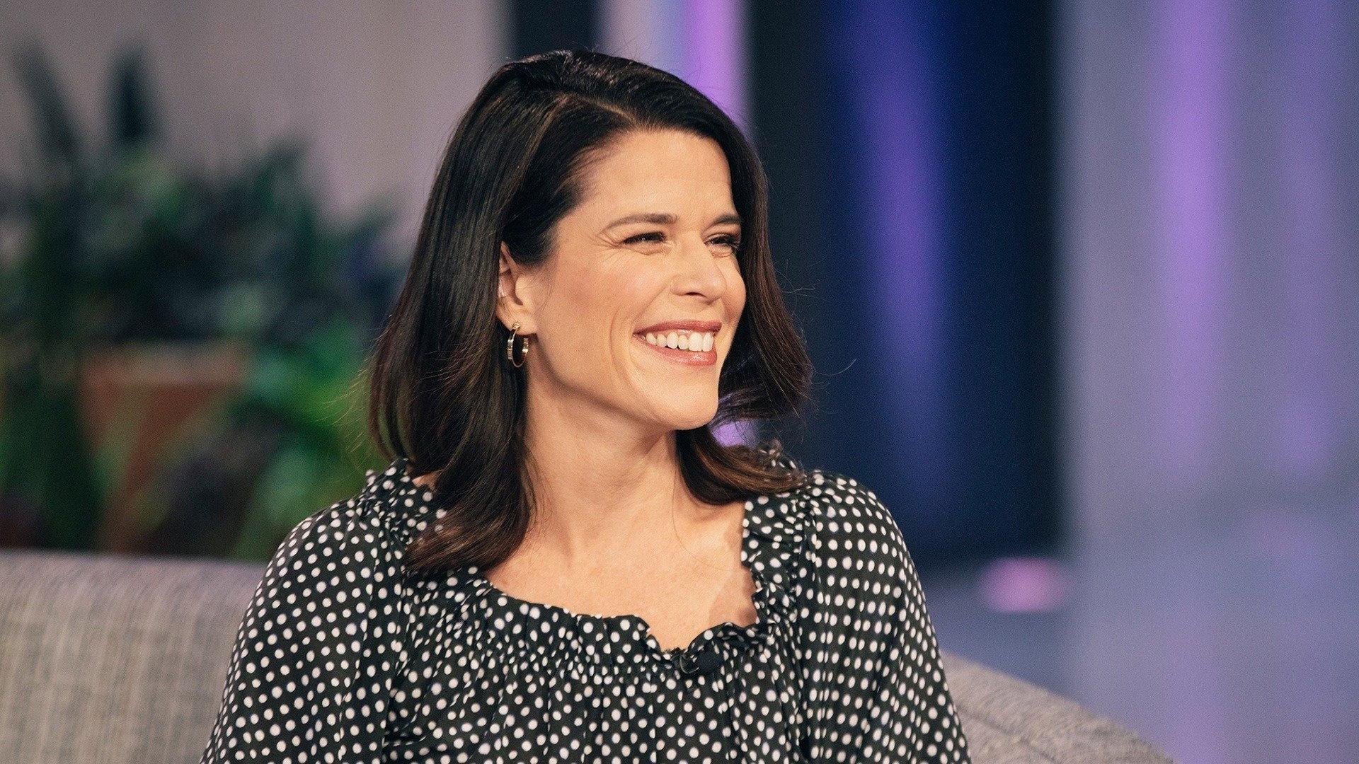 Still from Neve Campbell, Melissa Barrera