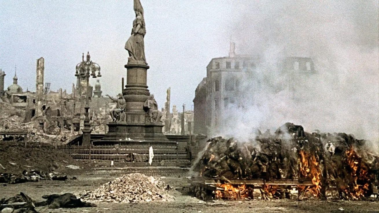 Still from Firestorm Over Dresden