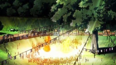 Still from Turbulent Showdown! Natsu vs. Laxus