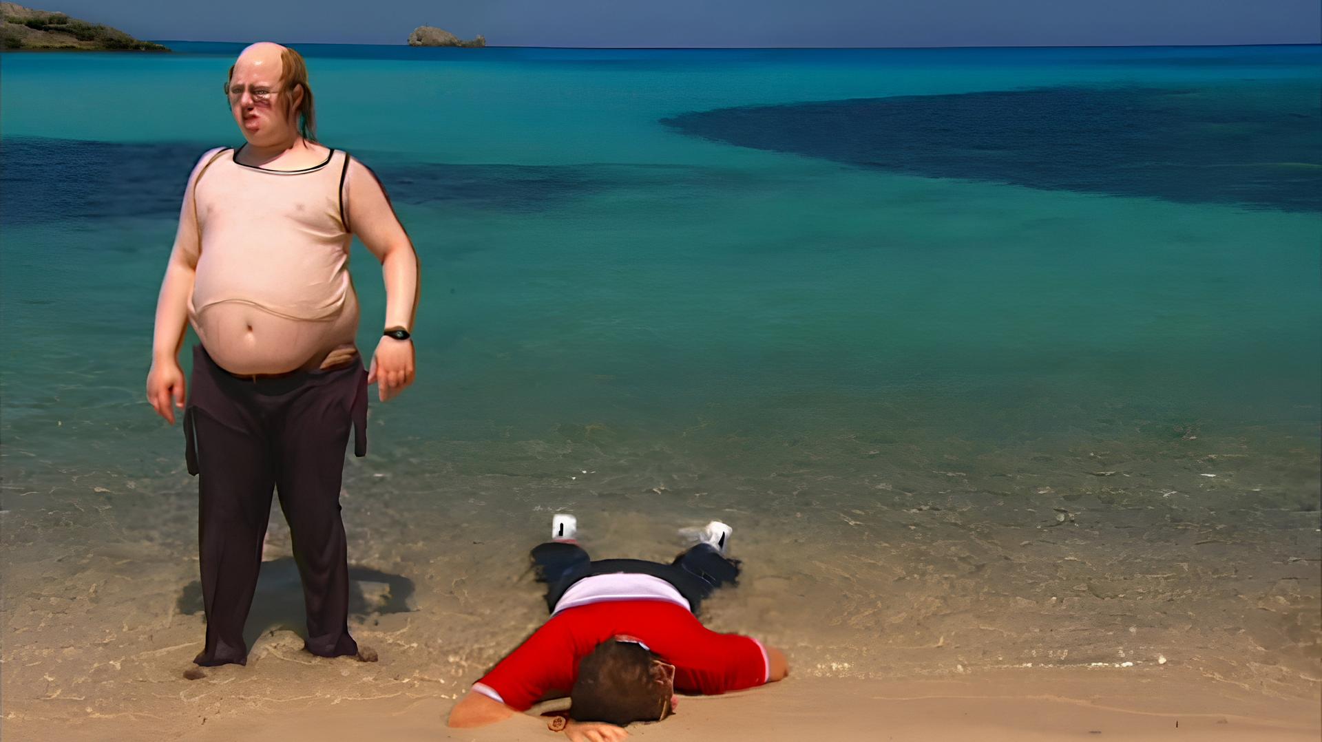 Still from Little Britain Abroad Part 1