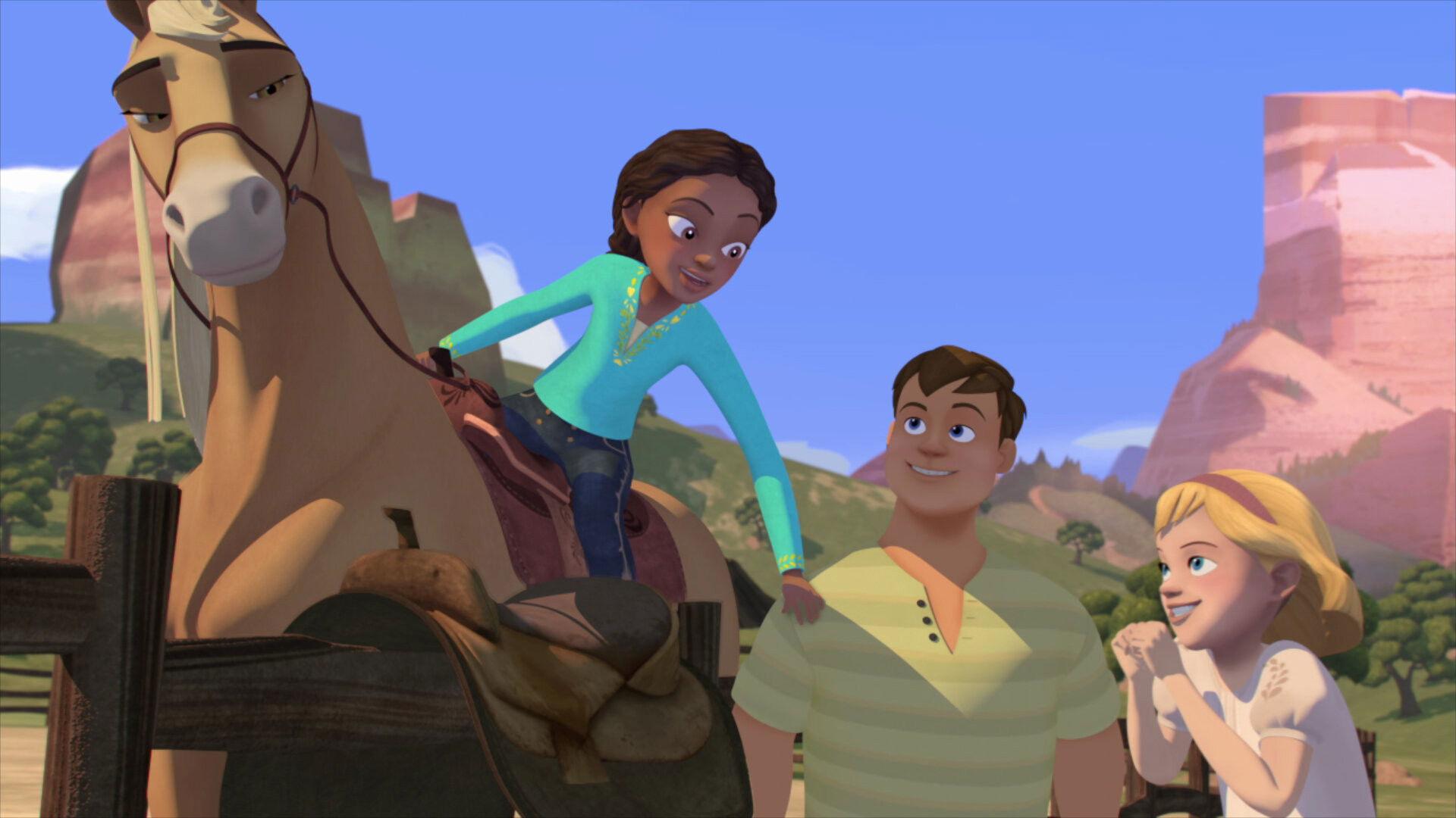 Still from Lucky and the Appaloosa Adventure