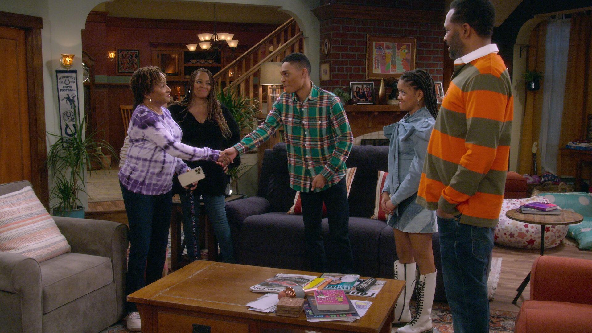 Still from Background Checkered