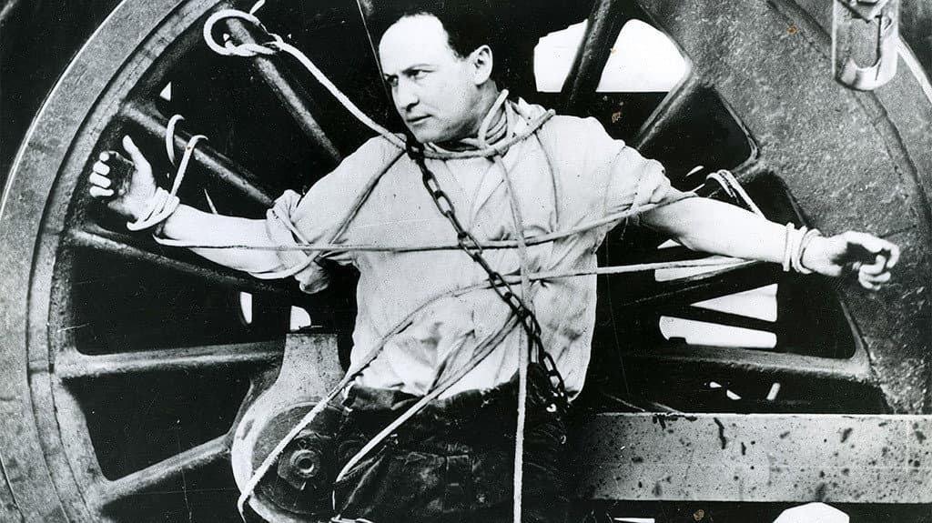 Still from Doyle & Houdini, the Poison Squad, the Great Imposter