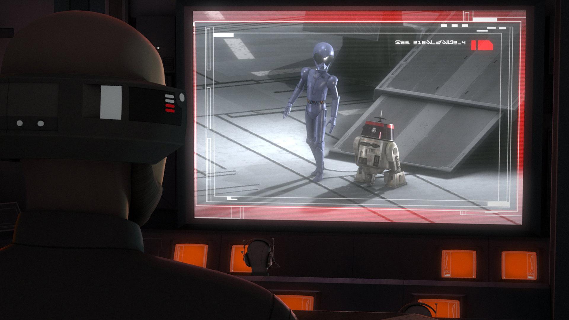 Still from Double Agent Droid