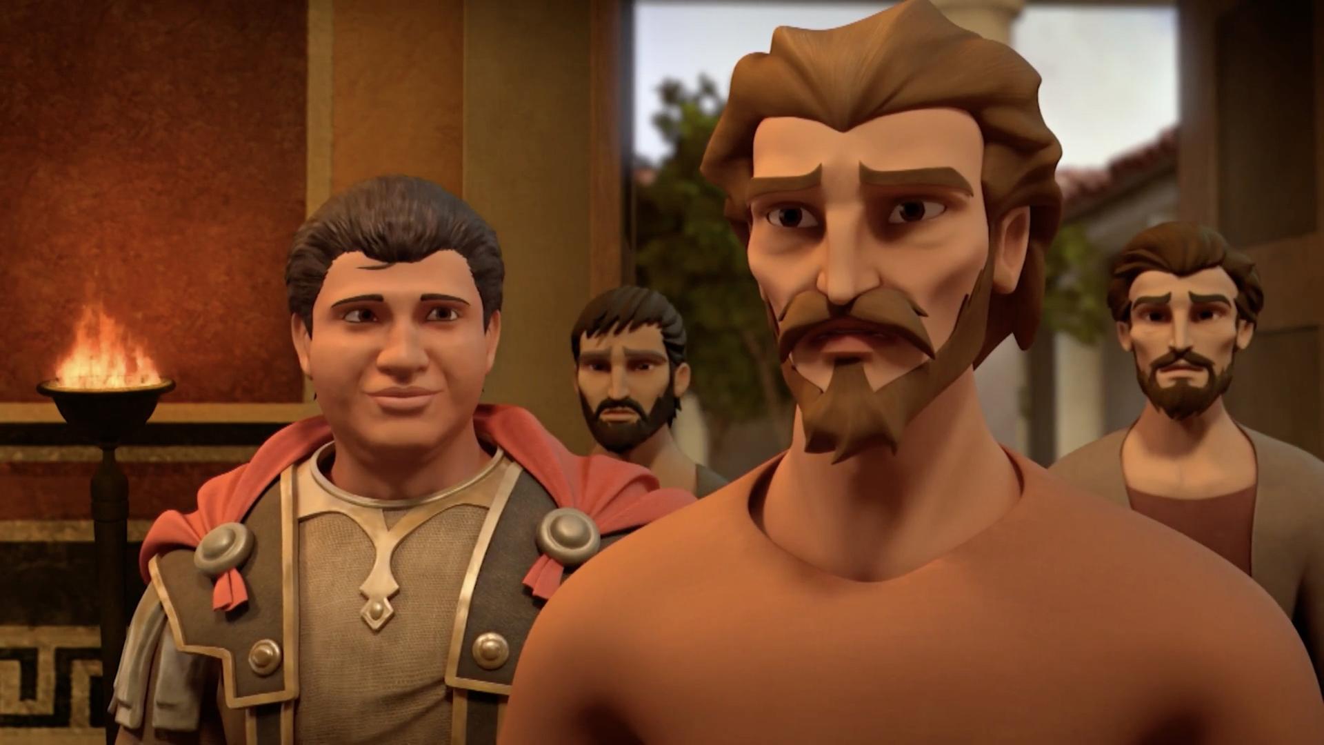 Still from Peter and Cornelius