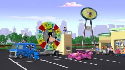 Still from The Goofy Race!