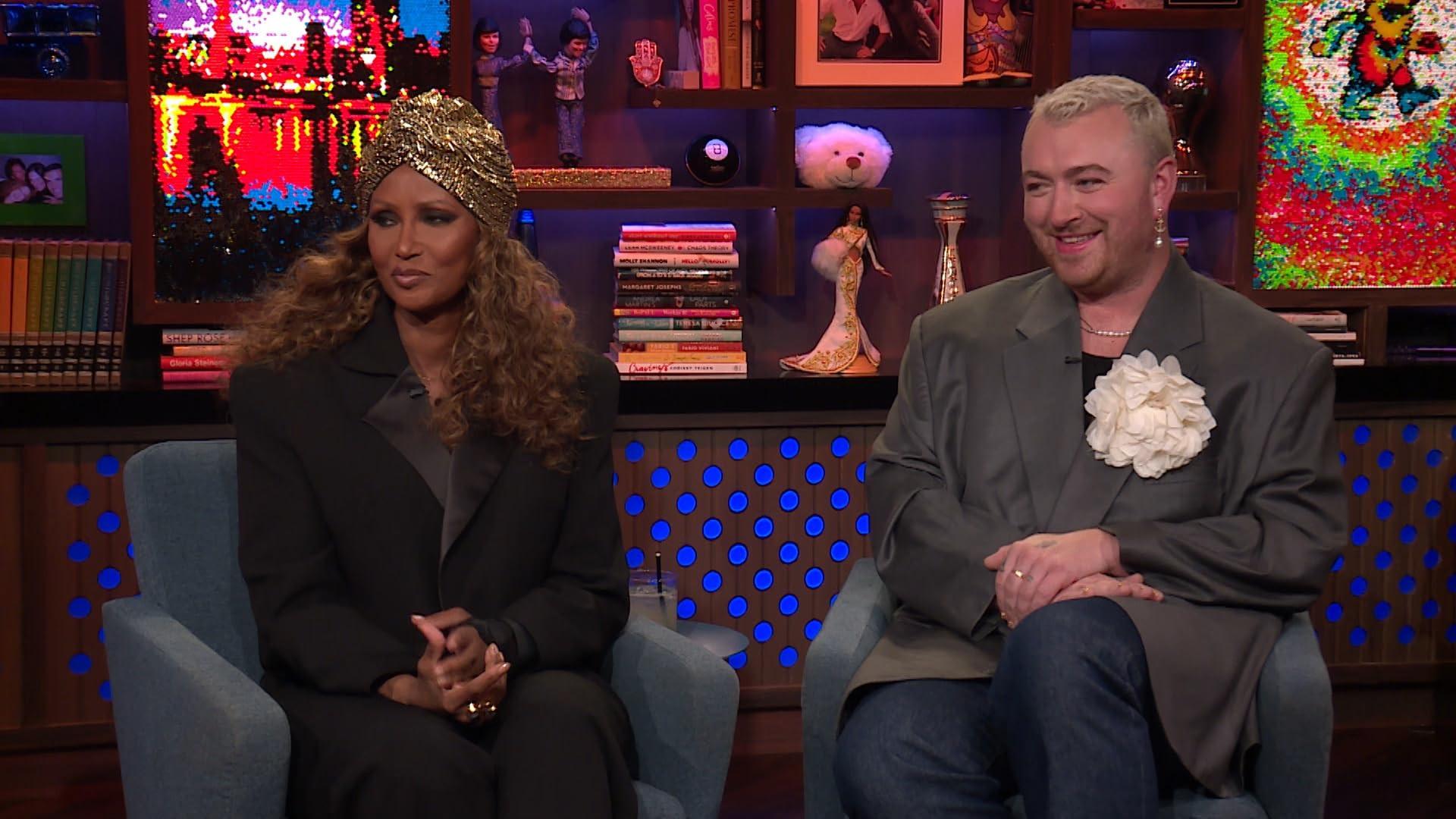 Still from Sam Smith and Iman