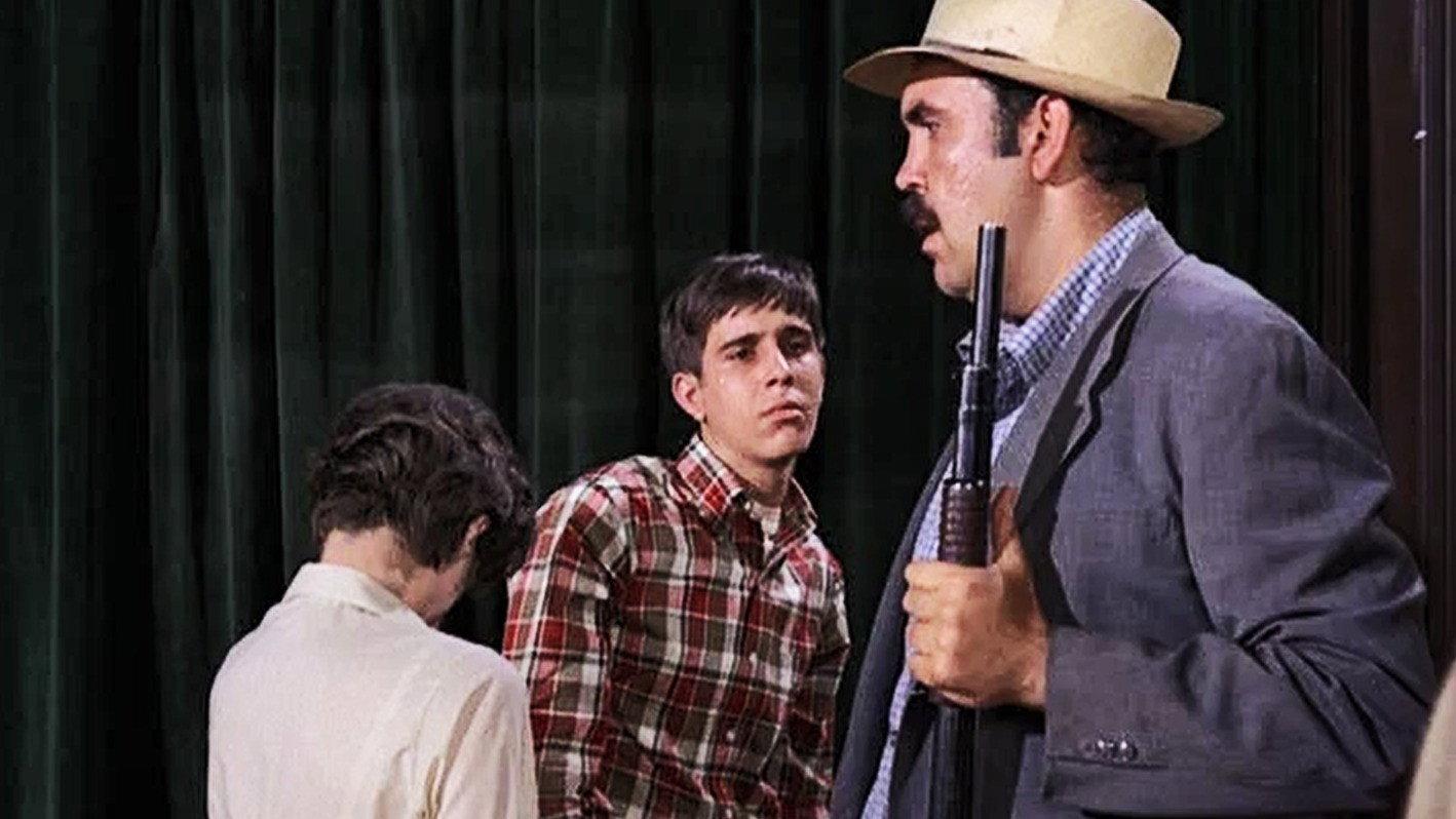Still from The Uptight Town