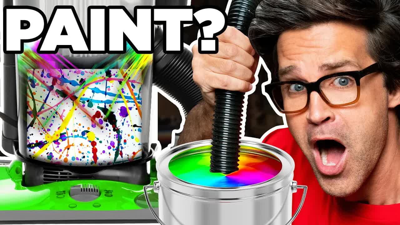 Still from Putting Weird Things In A Vacuum (Test)