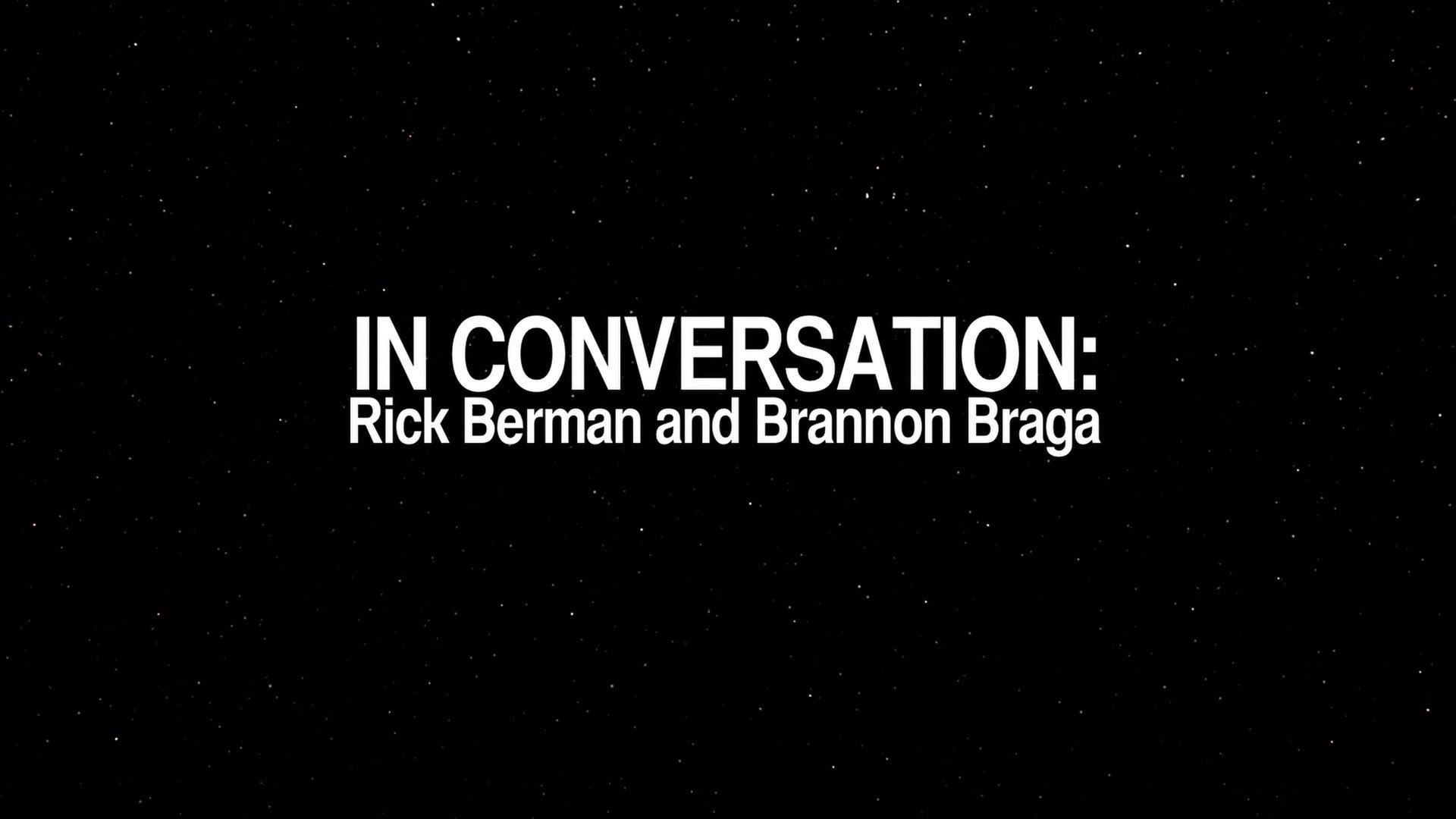 Still from In Conversation: Rick Berman & Brannon Braga