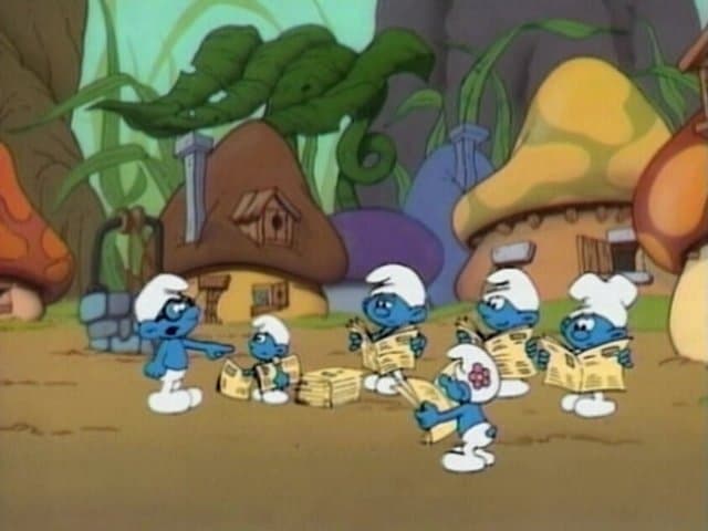 Still from All The News That's Fit To Smurf