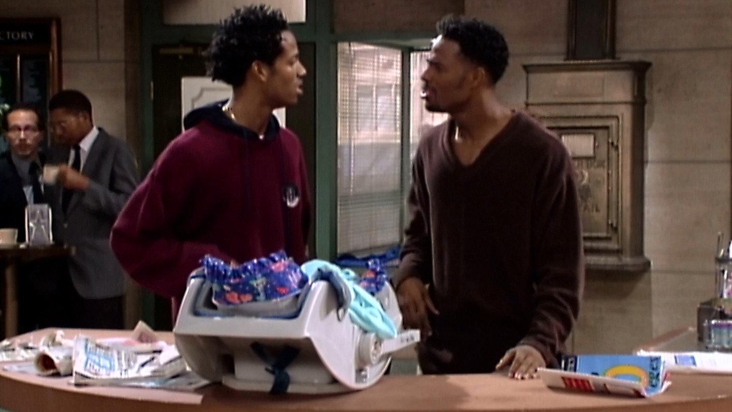 Still from Two Men and a Baby