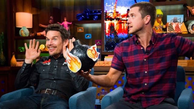 Still from Aaron Tveit & Ethan Hawke