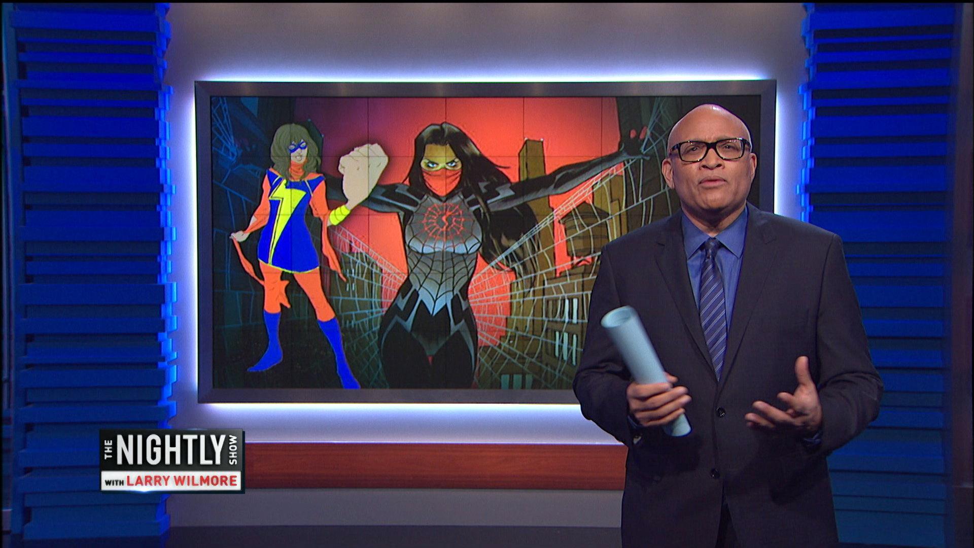 Still from Race, Gender & Superheroes