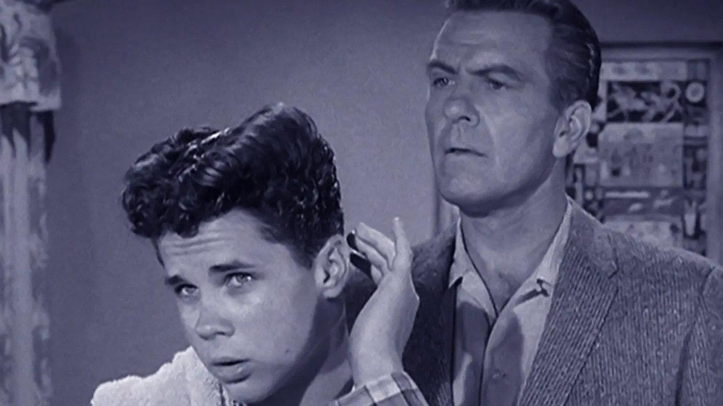 Still from Wally's Haircomb