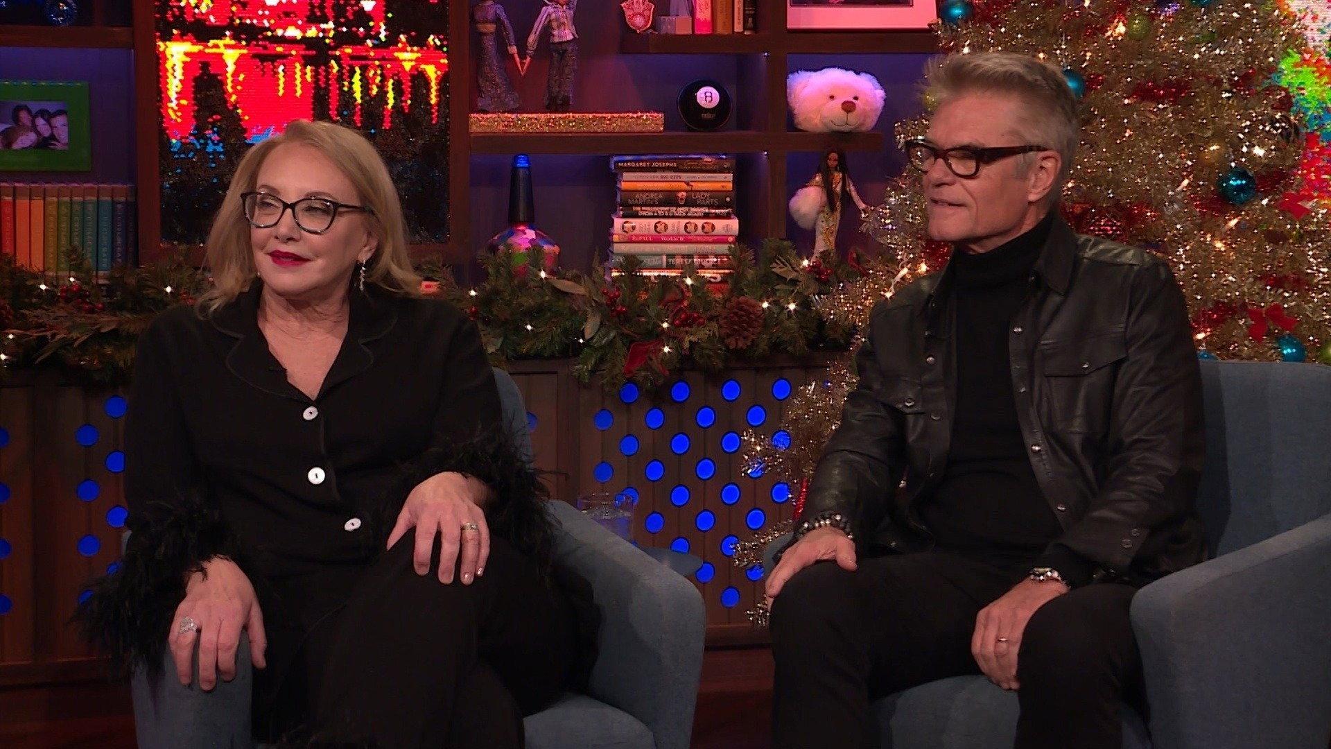 Still from J. Smith-Cameron and Harry Hamlin