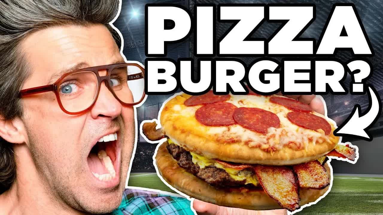 Still from Craziest Stadium Foods In America (Taste Test)