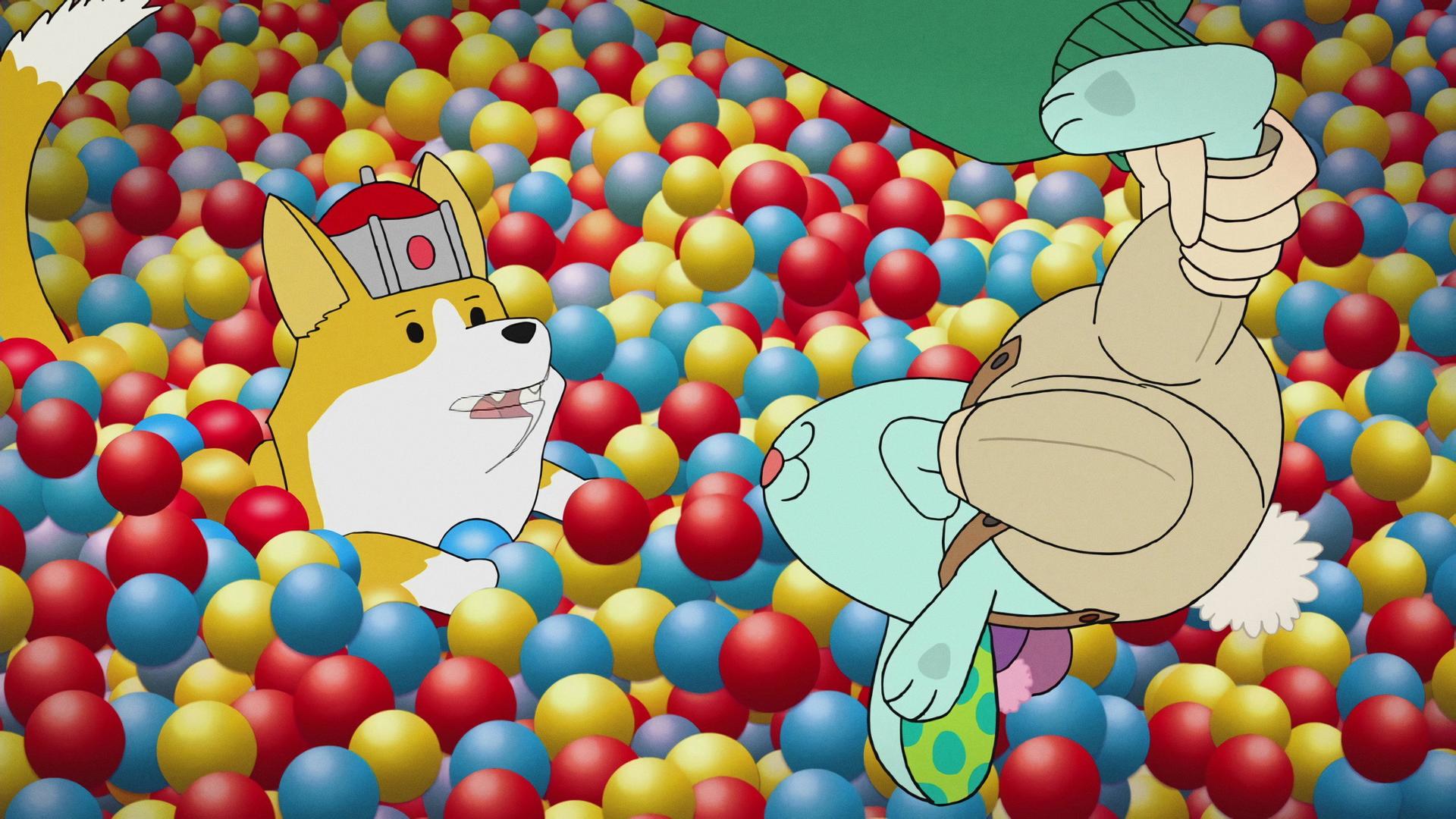 Still from The Ball Pit Car