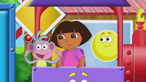 Still from Catch That Shape Train