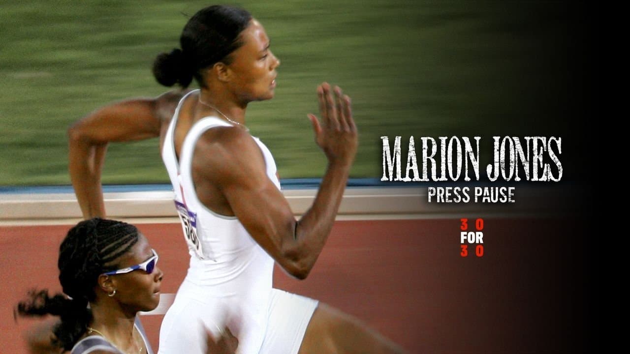 Still from Marion Jones: Press Pause