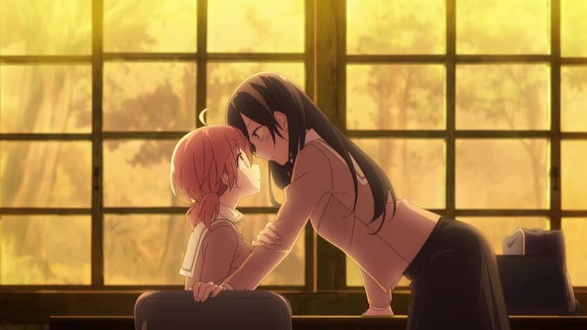Still from The Distance Between Fondness and Kisses / Not One of the Characters