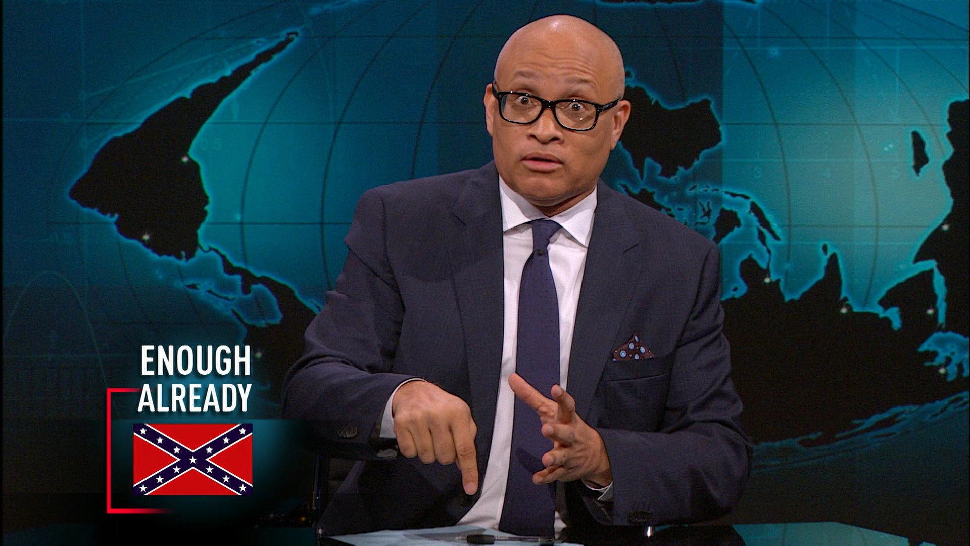 Still from Confederate Flag Battle in South Carolina