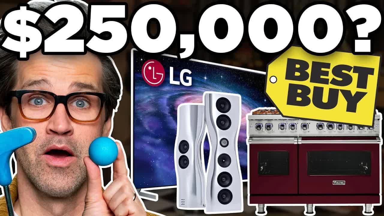 Still from What's the Most Expensive Item at Best Buy? (Mini Golf Game)