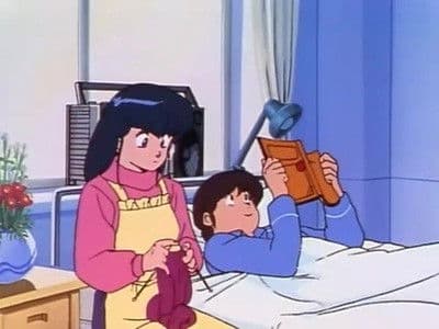 Still from Love Speaks! Godai and Mitaka Duke it Out at the Hospital!