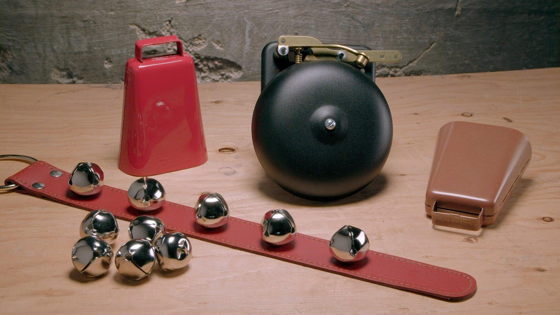 Still from Wood Slat Baskets, Bells, Gyroscopic Stabilizers