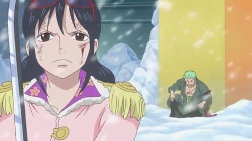 Still from Showing Off His Techniques! Zoro's Formidable One-Sword Style!