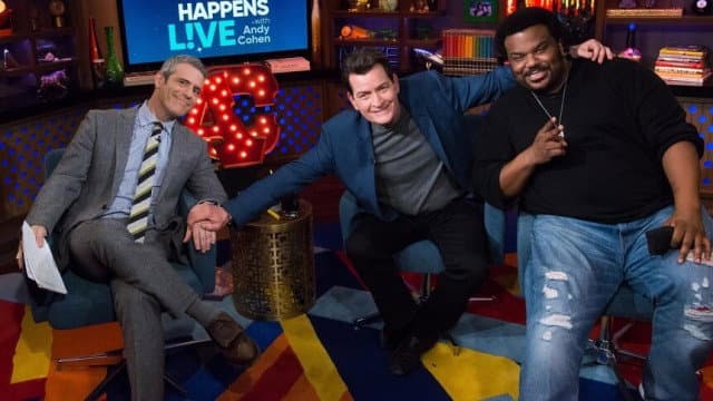 Still from Charlie Sheen & Craig Robinson