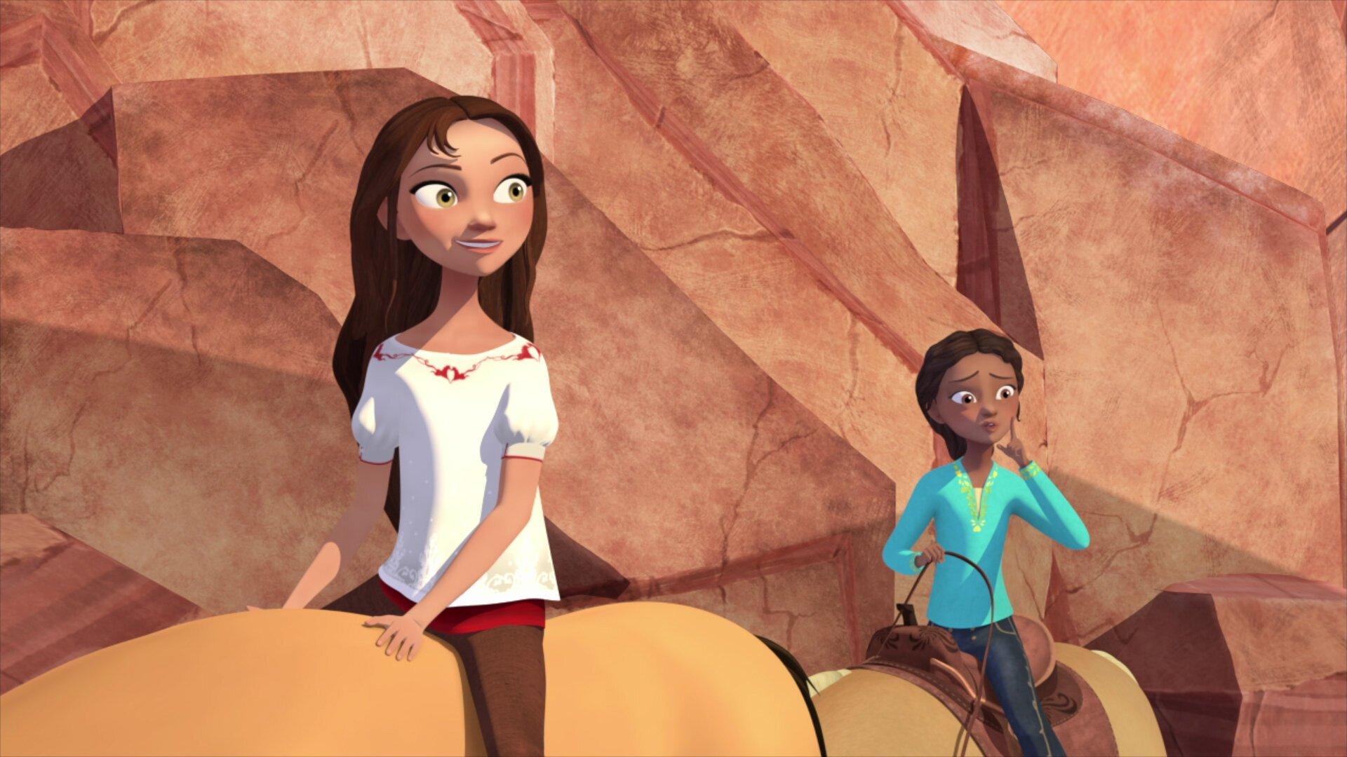 Still from Lucky and the Treacherous Trail
