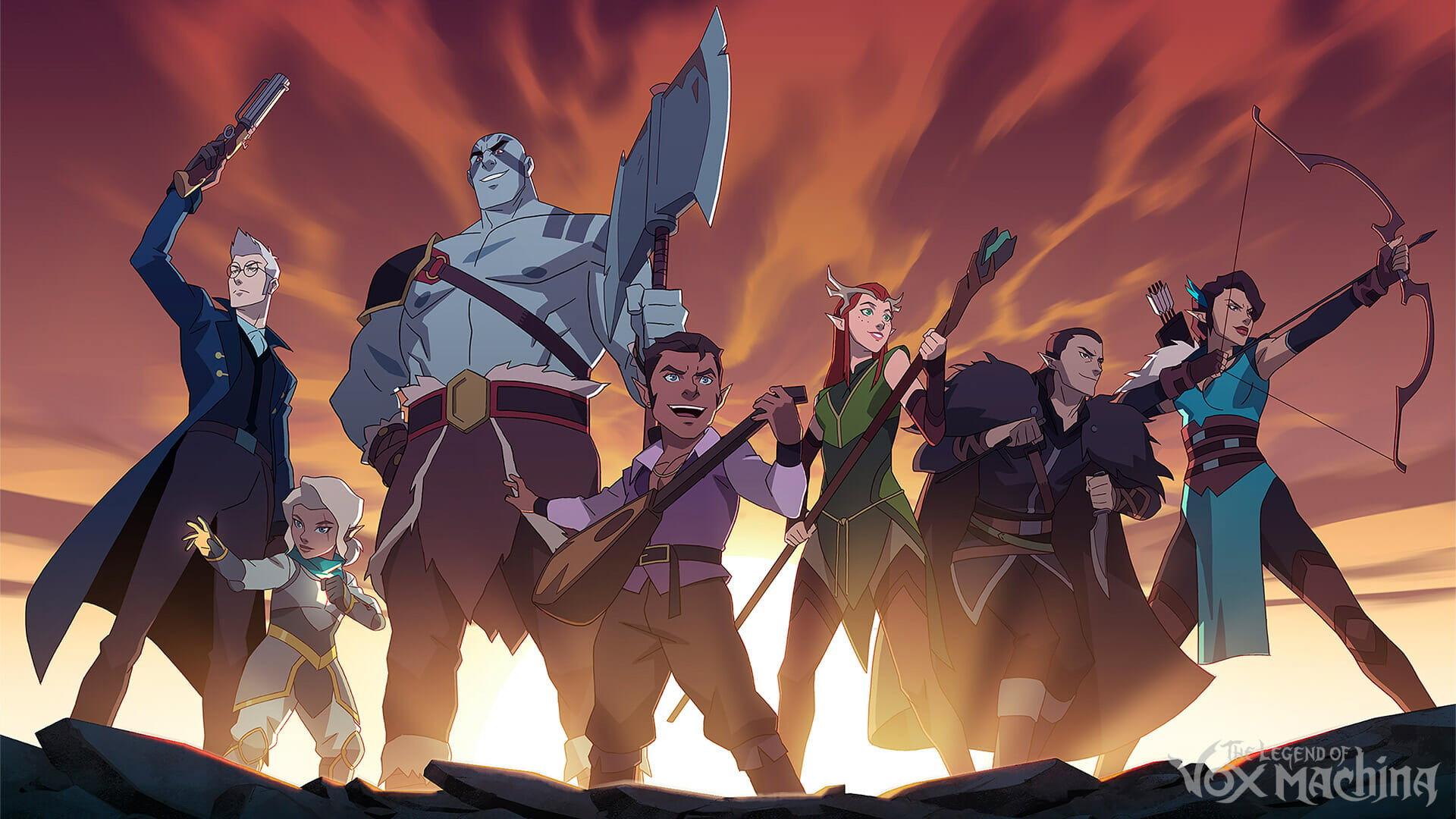 Still from The Legend of Vox Machina NYCC Panel