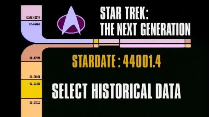 Still from Archival Mission Log: Year Four - Select Historical Data