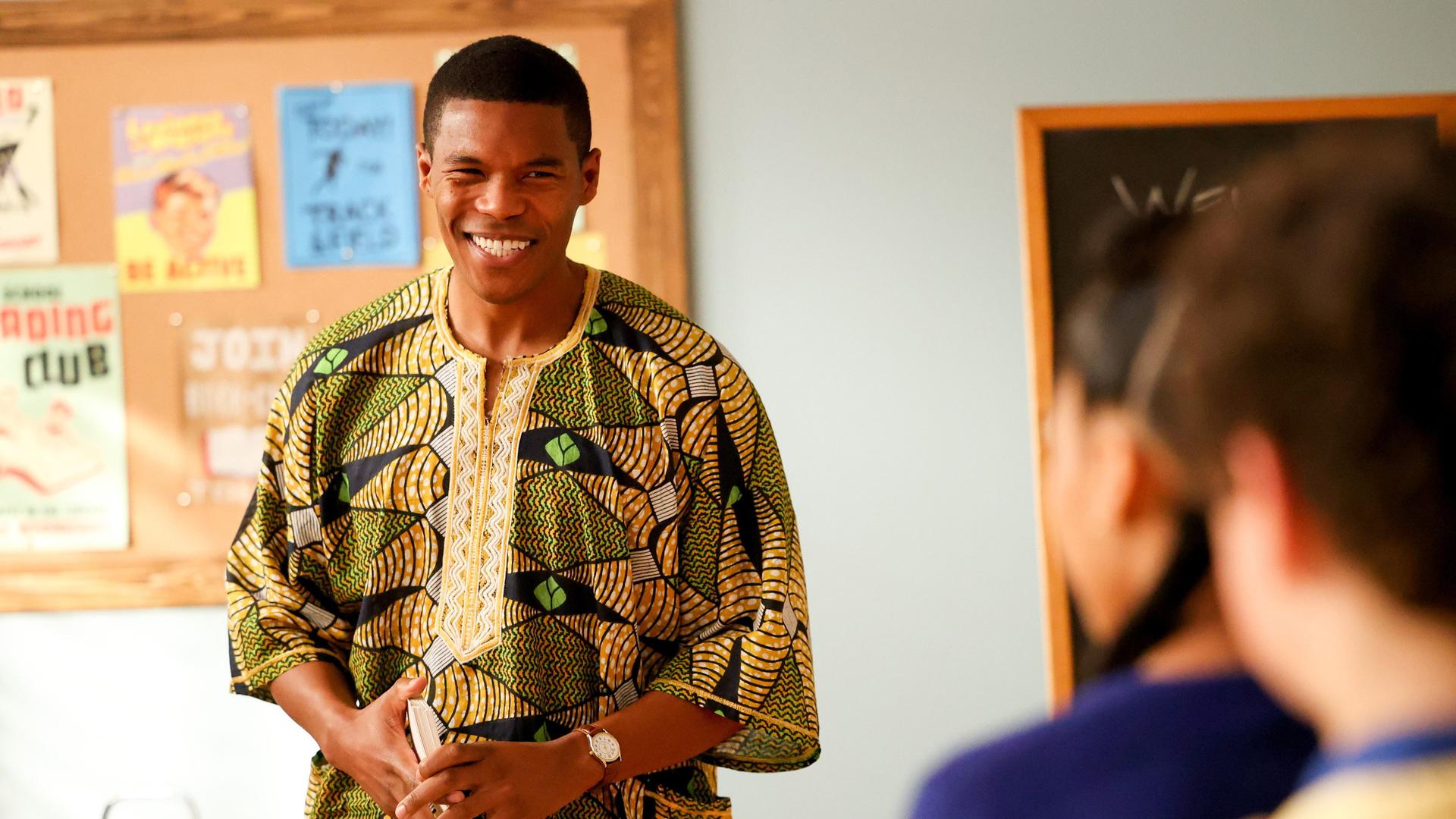 Still from Black Teacher