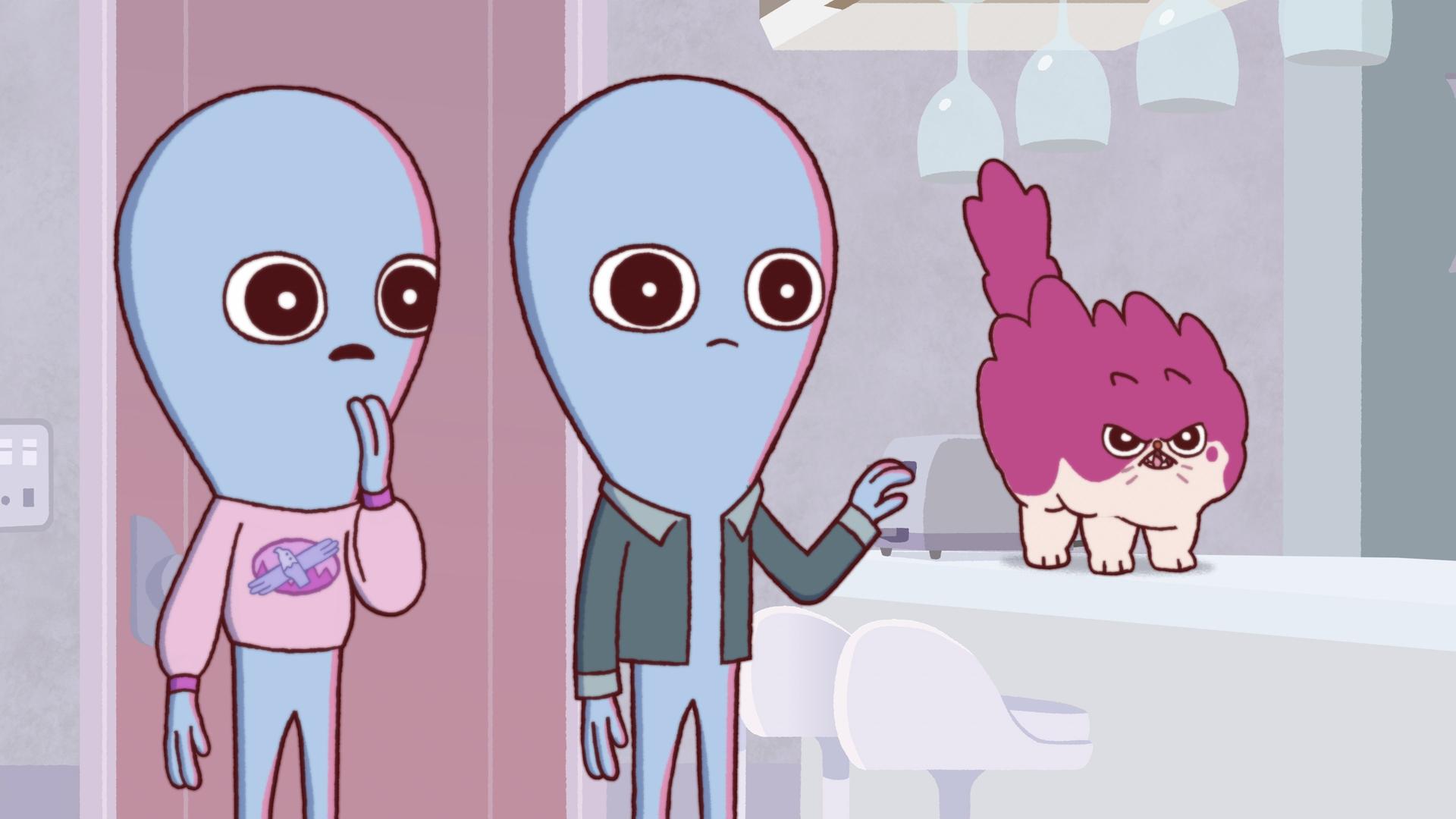 Still from Greyscale Finger Bandit