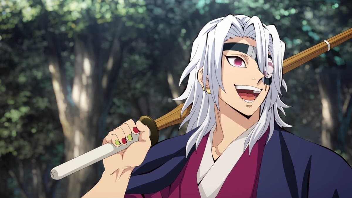 Still from Fully Recovered Tanjiro Joins the Hashira Training!!