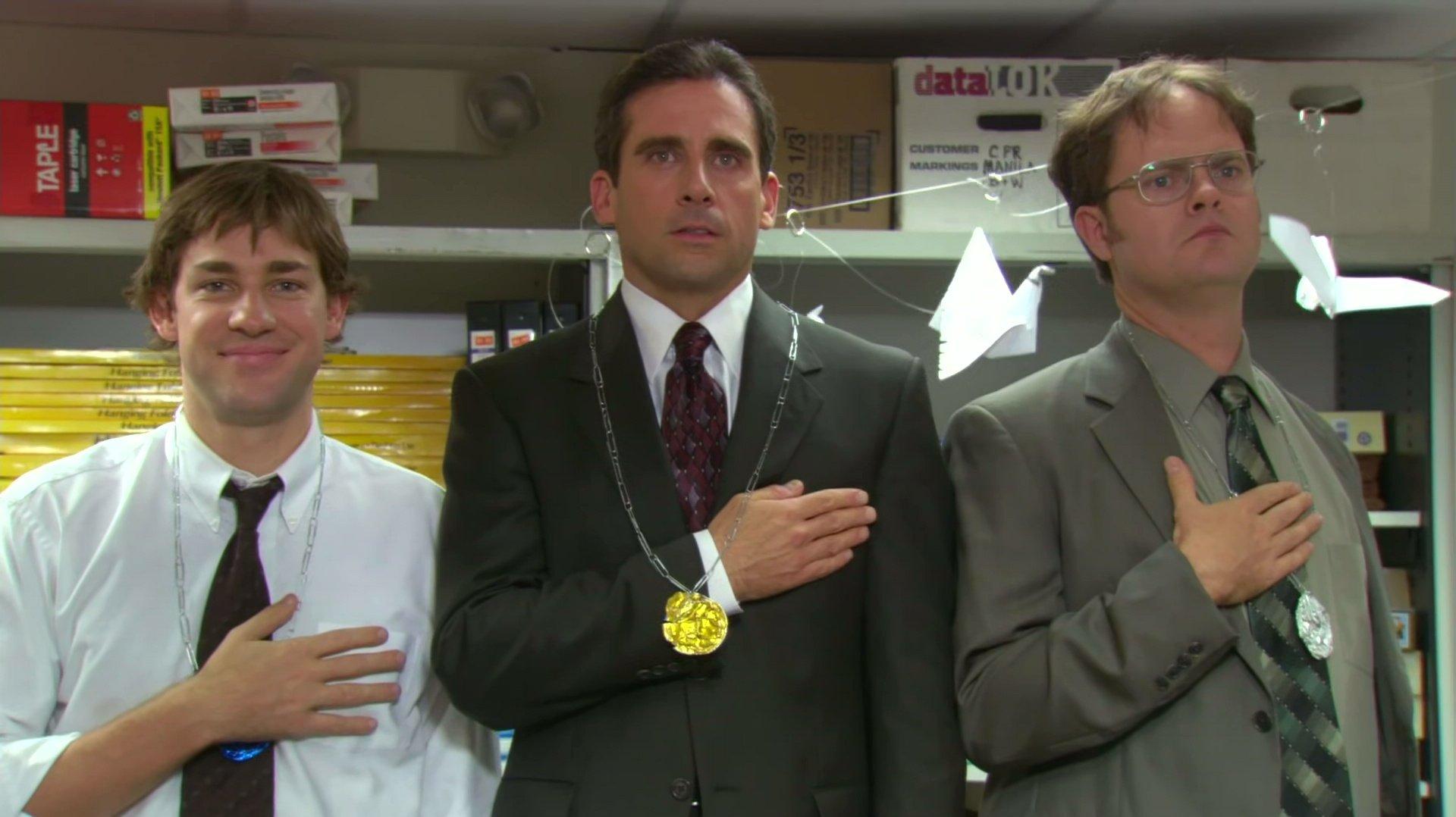 Still from Office Olympics