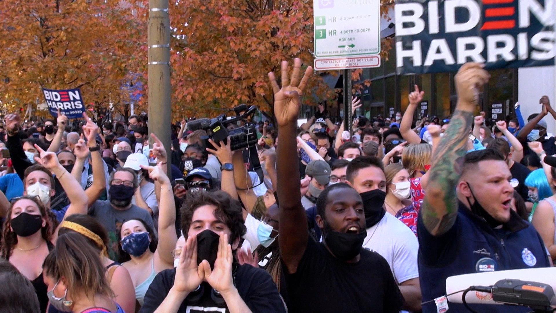 Still from Counting the Vote, Operation Warp Speed, Ken Burns