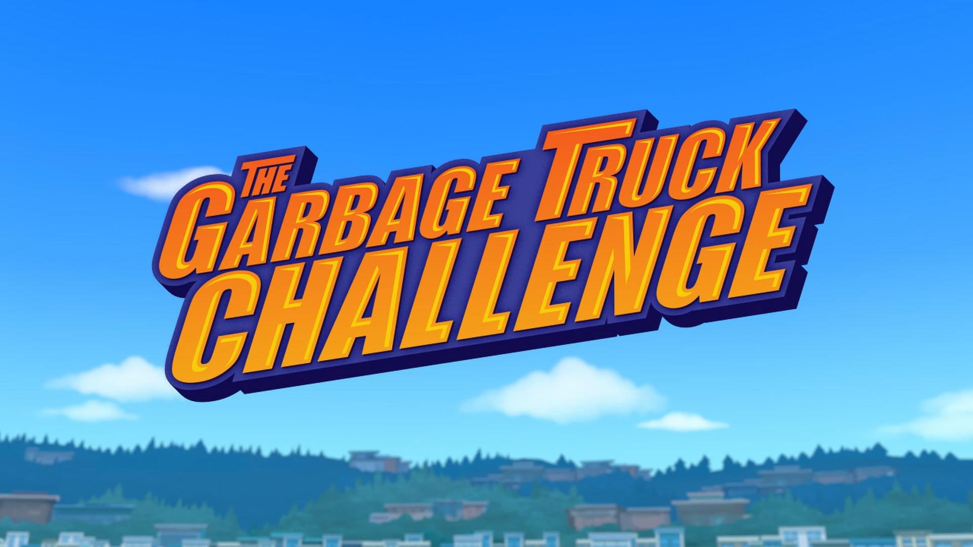 Still from The Garbage Truck Challenge