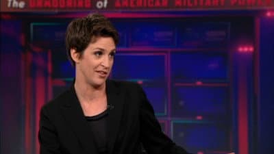 Still from Rachel Maddow