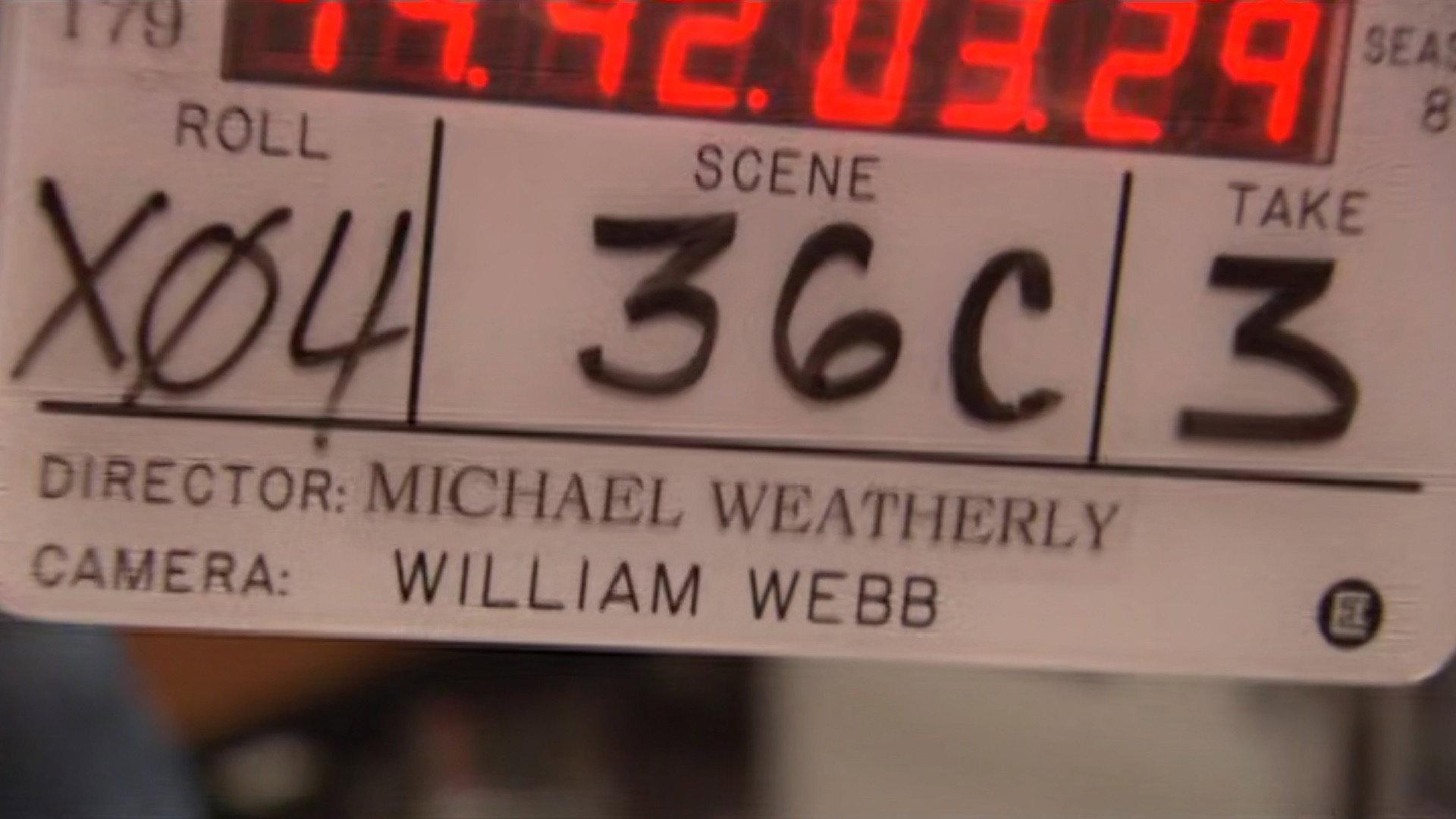 Still from Lights! Camera! Weatherly! - Michael Weatherly Directs An Episode