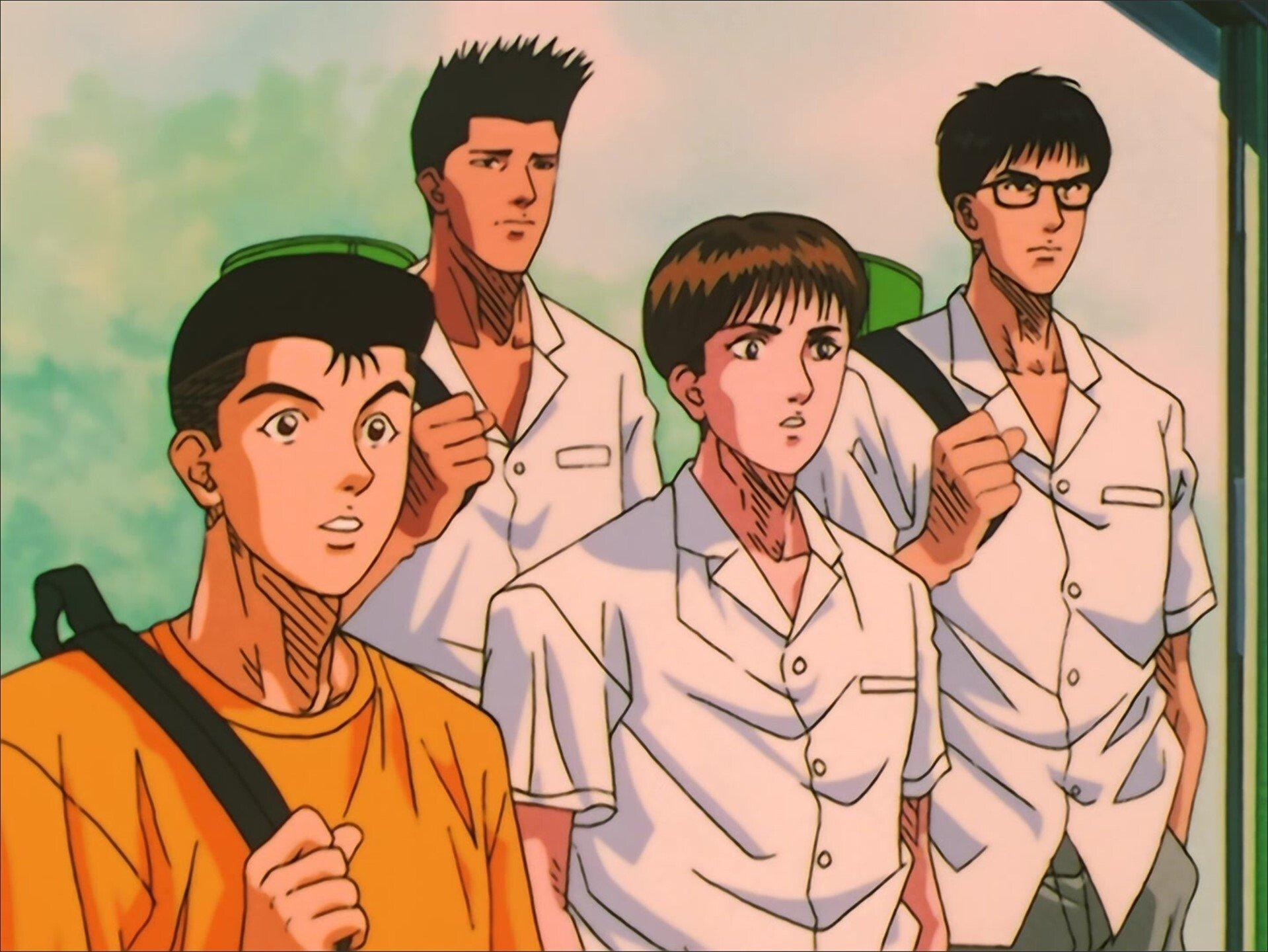 Still from Mixed Feelings, Uozumi returns