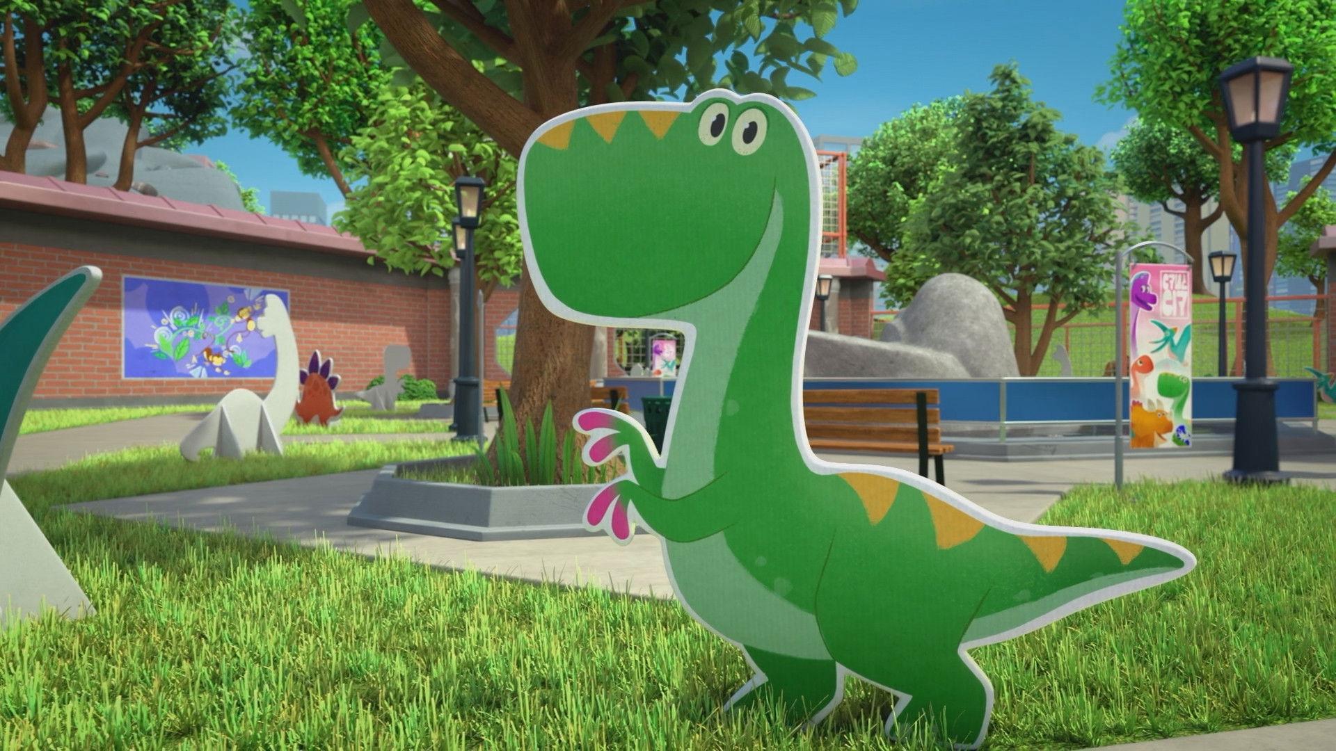 Still from Green Goblin's Dino Disaster
