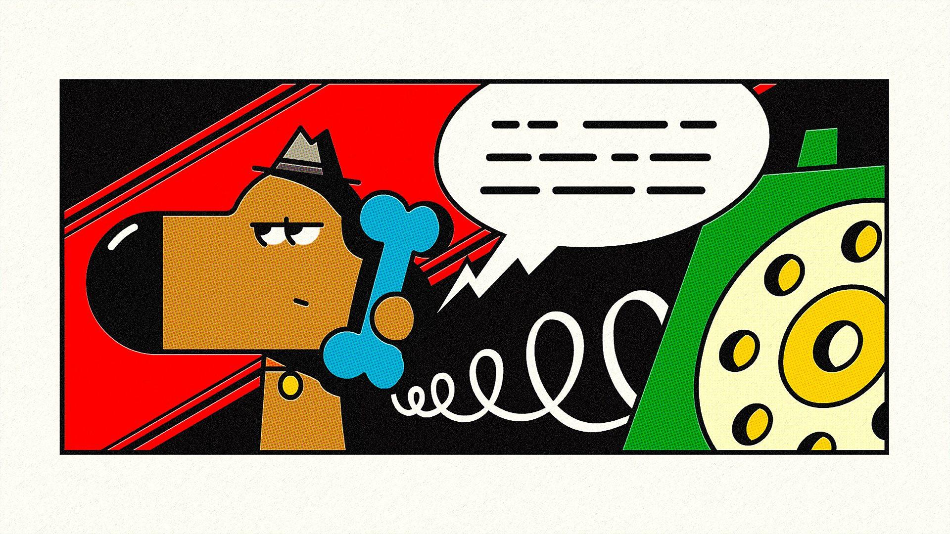 Still from The Comic Badge