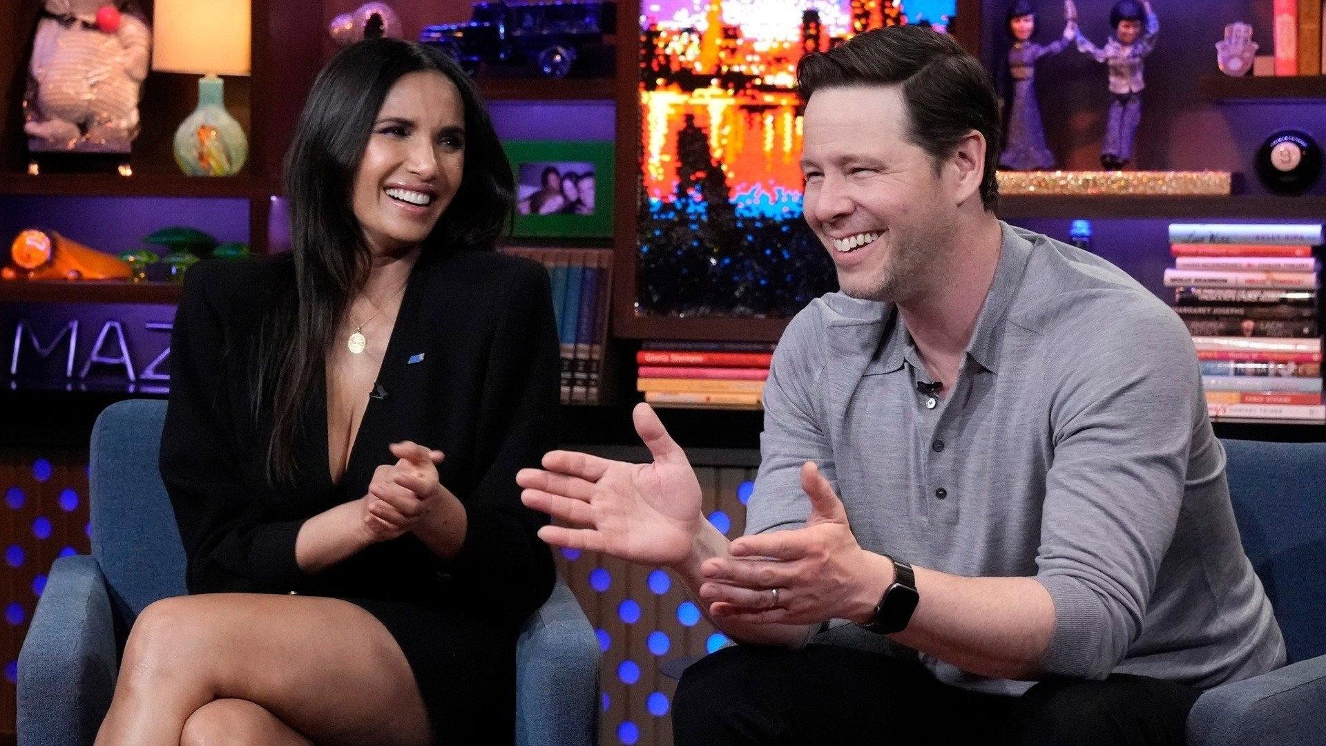 Still from Ike Barinholtz and Padma Lakshmi
